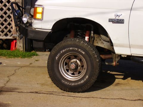 1990 Ford Bronco - After lift front