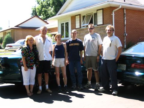 1993 Ford Taurus - Group Picture, minus me