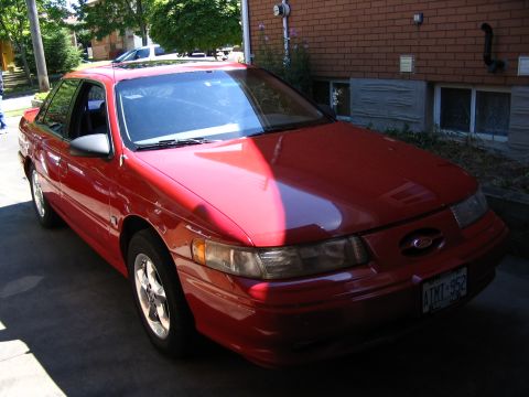1993 Ford Taurus - Thomas' red ATX