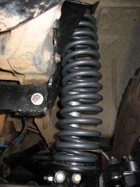 1995 Ford Bronco - with weight on the coils, I had from what others had experieced, the same superflex bow problem.
