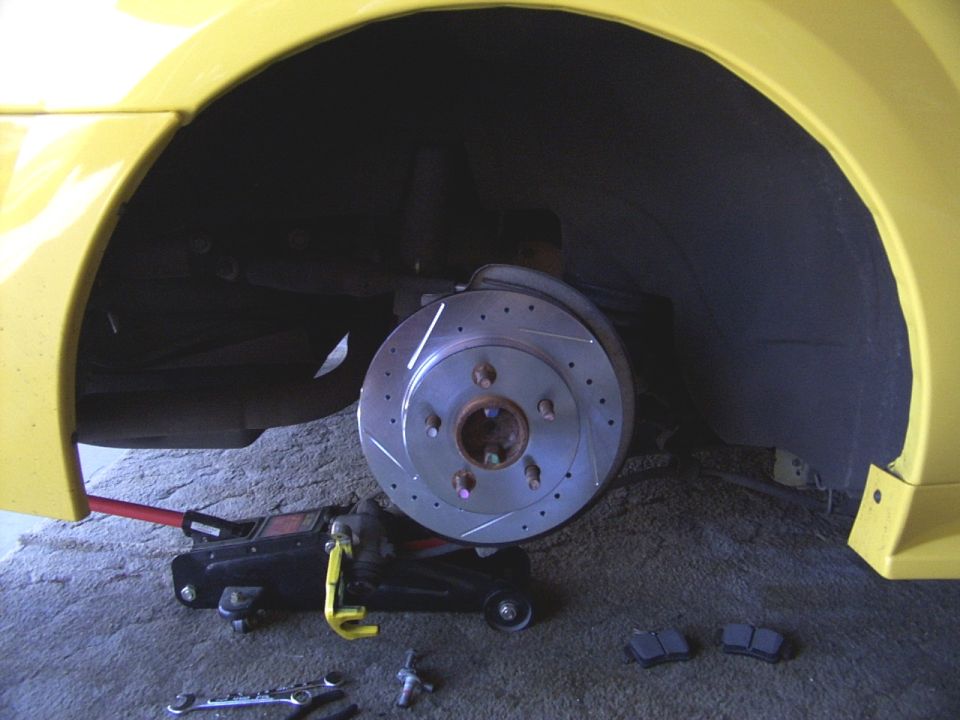 New D&S rotors installed on rear