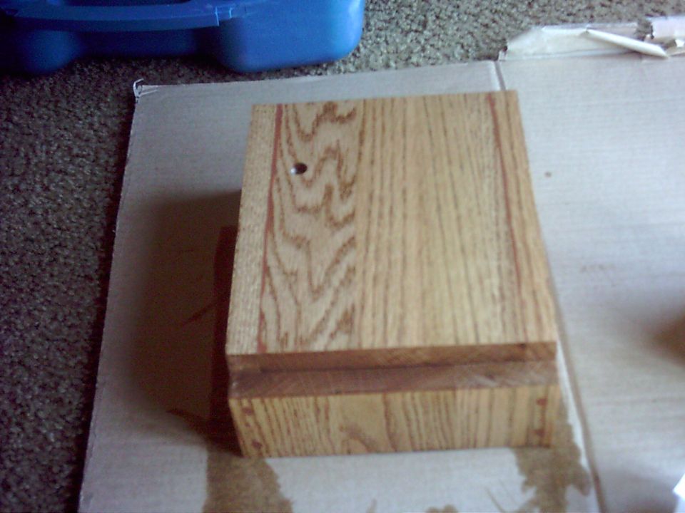 completed- well, more stain then complete