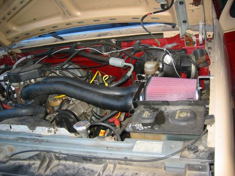 1990 Ford Bronco - K & N, accel wires/cap