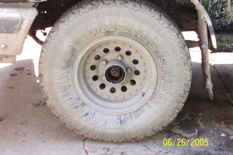 Fixed the 4x4 today. Manged to wheel for 20 minutes before breaking the auto hub on the drivers side