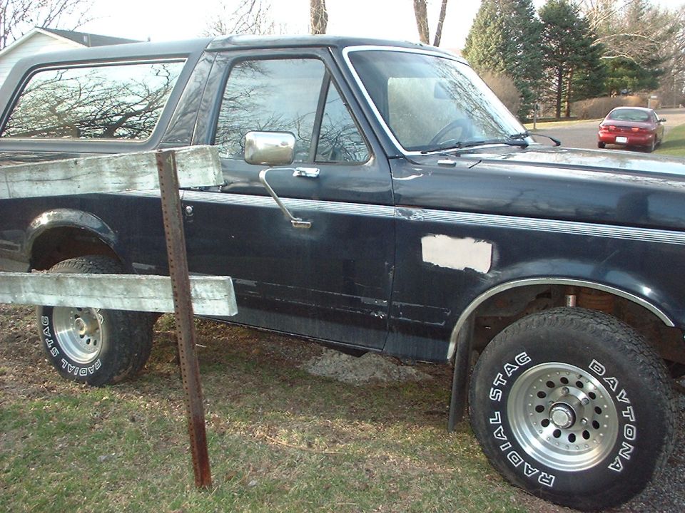 Day I brought it home. No power steering, no window motors. Drivers side door is missing panel and handle, door won't open. 2 cylinders missing. no front brakes.