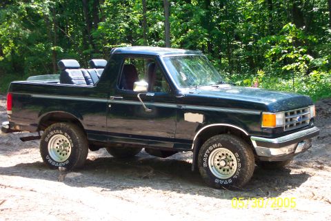 1988 Ford Bronco - Goofing around in the backwoods.