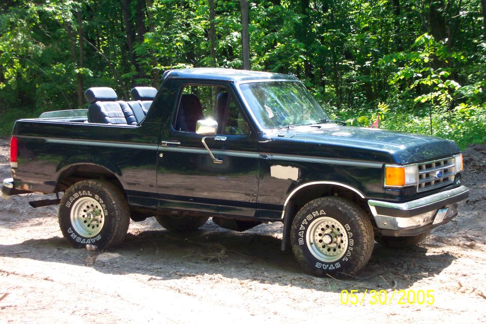 Goofing around in the backwoods.