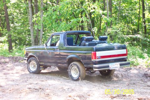 1988 Ford Bronco - Goofing around in the backwoods.