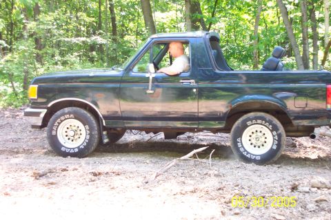 1988 Ford Bronco - Goofing around in the backwoods.