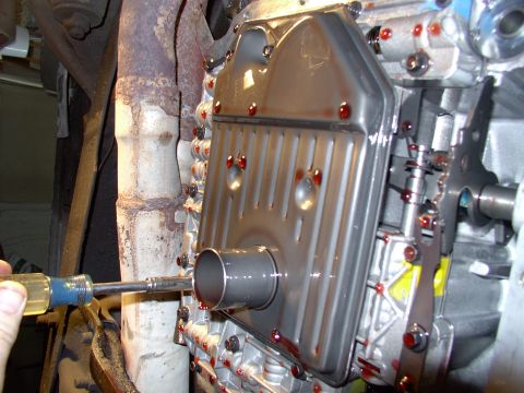 1986 Ford Bronco - Now just undo the three 8mm head bolts and note that they are NOT that tight. Remember this when you tighten on the new one. Look how clean…