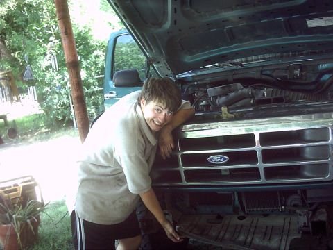 1996 Ford Bronco - yep, that bumper is not going to stay for long if i can help it. warn classic coming soon