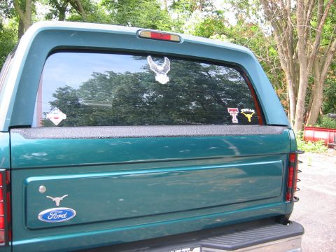 1996 Ford Bronco - tailgate turned out damn nice and symtrical