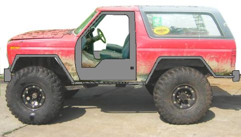 1984 Ford Bronco - Nice chop... thanks Zilla!