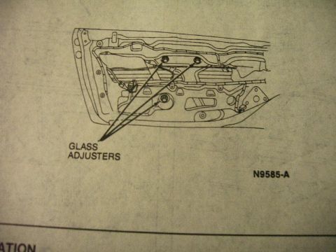 1992 Ford Probe - power window adjusters