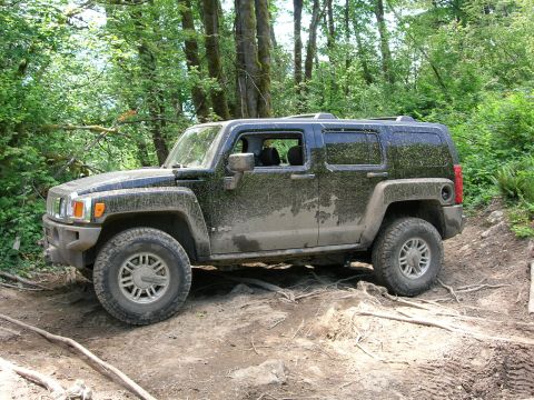 1989 Dodge Power Ram - Nice shot of the hummer