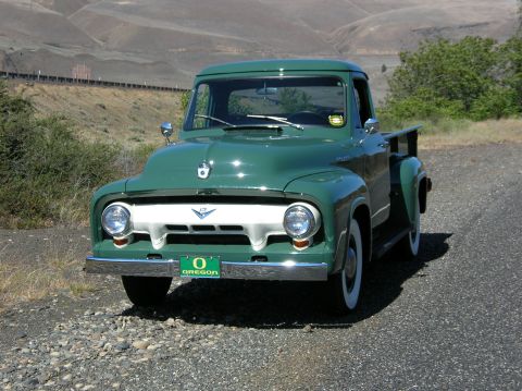 1954 Ford F-250 - Waiting on the trailer to take me home.