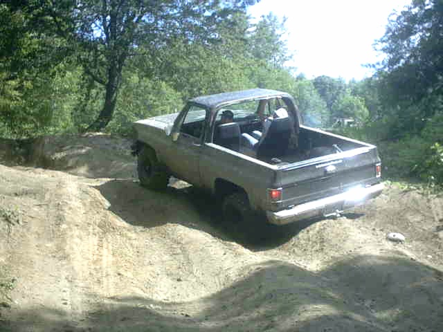 Junior trying to climb the hill
