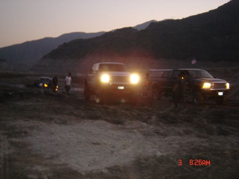 1977 Toyota Land Cruiser - at nigth in azusa about 10