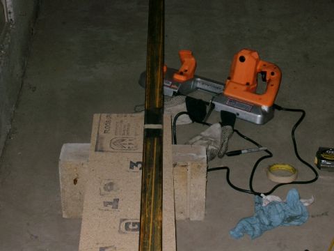 1996 Ford Bronco - Marked off 2, four foot sections. Used tape to mark with as my dungeon is kind of dark for working.