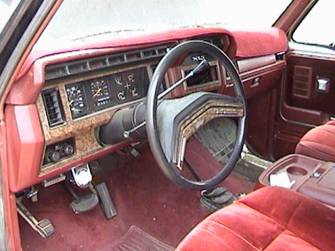 1986 Ford Bronco - Interior Before Shot