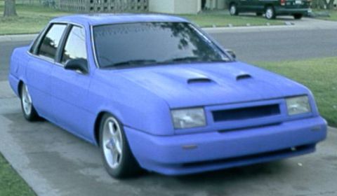 1989 Ford Tempo - The final paint, Looks good, even for a Tempo...