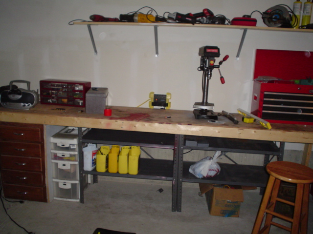 Day 1 side work bench