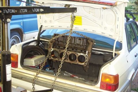 1986 Ford Ranger - The 351 block goes to the machine shop