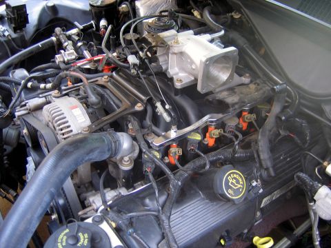 2000 Ford Crown Victoria - Throttle body removed.