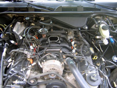 2000 Ford Crown Victoria - TBA removed.