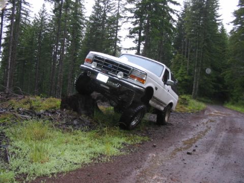 1995 Ford Bronco - go to subsection after SAS flex misc. pics for better shots.