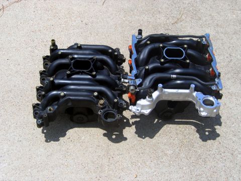 2000 Ford Crown Victoria - Non-PI vs. PI intake manifold.