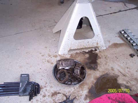 1985 Ford Bronco - rt hub...looks like i had a water leak...completely saturated in dirt and oil...not sure whether to clean or replace...if replace will have…