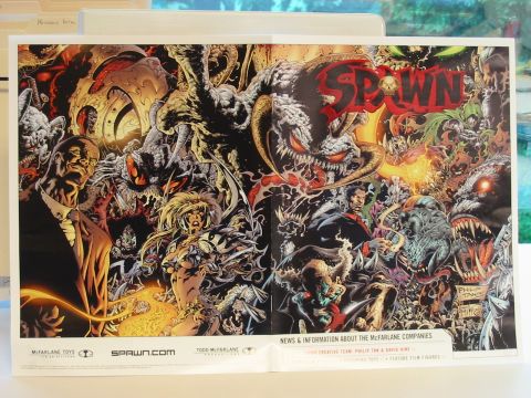 1991 Ford Bronco - Poster artwork from the Spawn comic book series and information about McFarlane Companies.