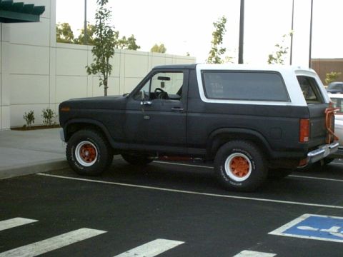 1995 Ford Bronco - This Ford Bronco appears to be from the early 1980s, not a 1995 model.