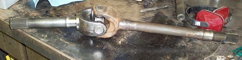 1986 Ford Ranger - short side assembled, keeping the neck-down inner shafts for now