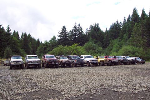 1996 Ford Bronco - Group Line Up 6 Big Broncos 2 Bronco IIs 2 Jeeps 2 Quads 1 Yukon 1 Cherokee 1 Wagoneer Yes I know, Cherokees & Wangoneers are Jeeps too. (a…