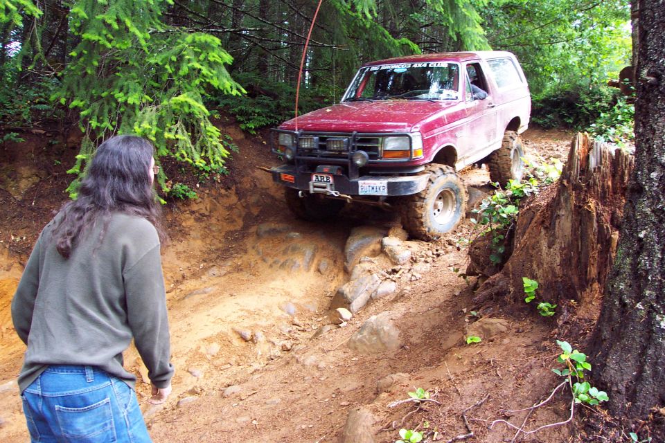 Mini-Rubicon, Carey
Tim guiding Carey down Mini-Rubicon
(7/9/2005)