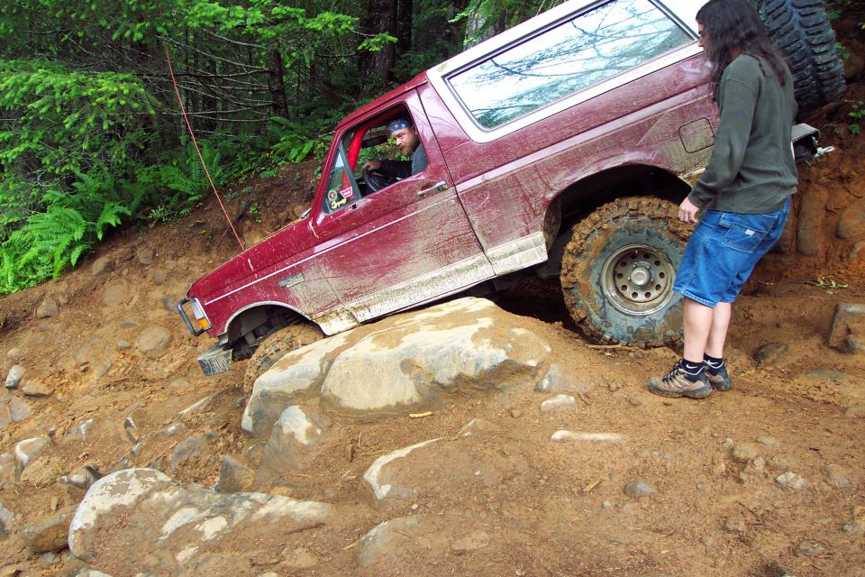 Mini-Rubicon, Carey 
Tim guiding Carey down Mini-Rubicon 
(7/9/2005)