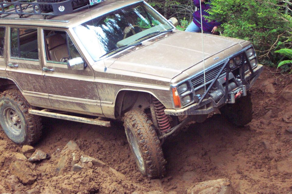 Mini-Rubicon, Kevin
Kevin trying to go up Mini-Rubicon
(7/9/2005)