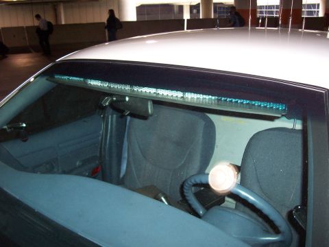 2003 Ford Crown Victoria - This is the future. Without using a flash or specifically knowing it was there, you can hardly see it until its on. The forward coverage an…