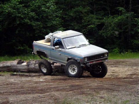 1984 Ford Bronco II - This lifted Ford Ranger pickup truck is equipped for off-road adventures.