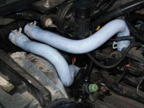 2001 Mercury Grand Marquis - Heater hoses.