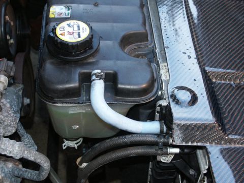 2001 Mercury Grand Marquis - Coolant tank hose.
