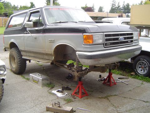 1989 Ford Bronco - Had some brake issues today