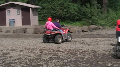 1996 Ford Bronco - Anne & Kaitlyn Riding Quad (7/9/2005)
