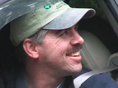 1996 Ford Bronco - Mini-Rubicon, Greg Sharing some more banter while waiting for winch line to be hooked up while going down Mini-Rubicon. (7/9/2005)