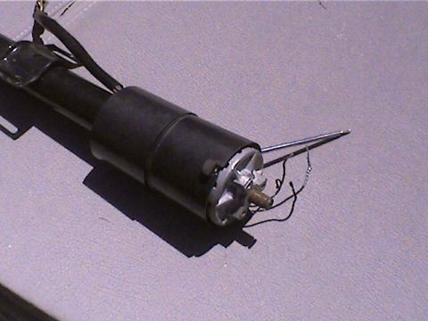 1978 Ford Bronco - A steering column component is shown, with wiring and mechanical parts visible.
