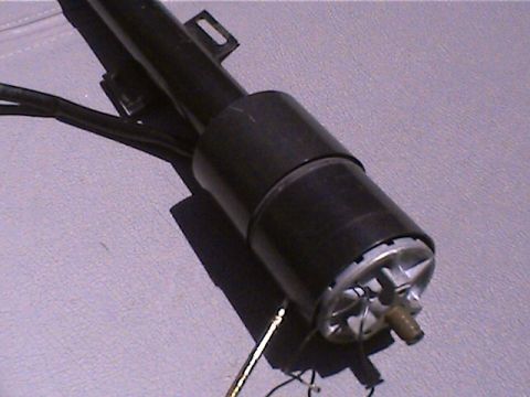 1978 Ford Bronco - A close-up view of a steering column component, likely from a vehicle's interior.
