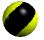 1986 Ford Bronco - Abstract logo design with green accents and a dark central sphere.