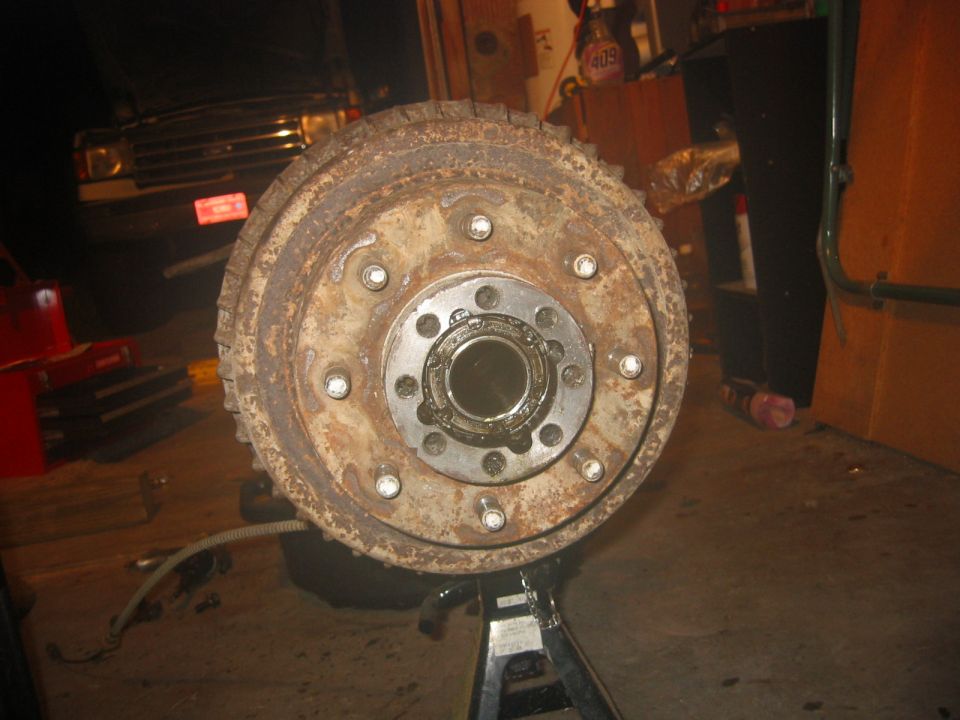 drivers side axleshaft removed